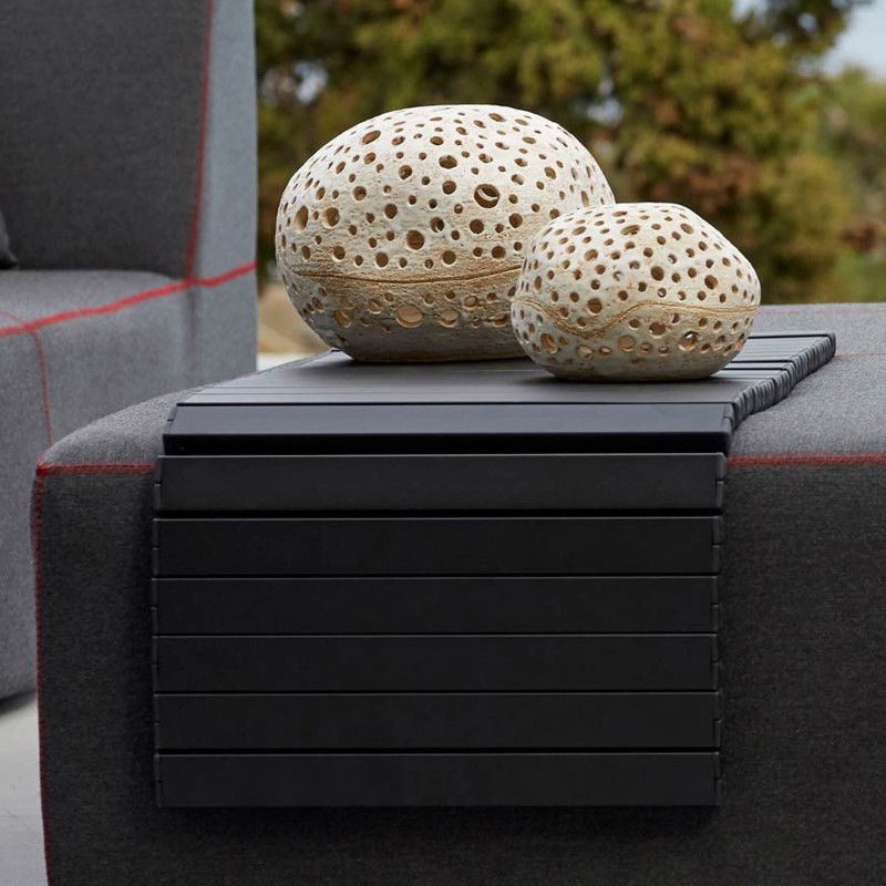 18534  OUTFLEXX-Cozy-Tablett-schwarz-Alu-zum-Auflegen-auf-Möbel-biegsam