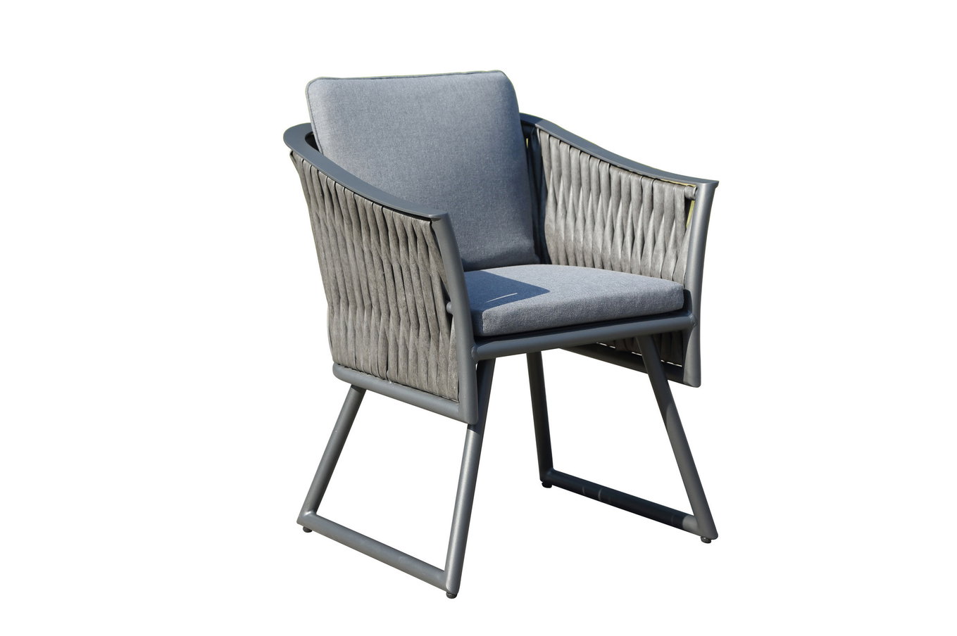 OUTFLEXX Oranger Blossom Krzesło, antracyt, aluminium/ splot XL, 60x62x75 cm, z poduszką 22300__1