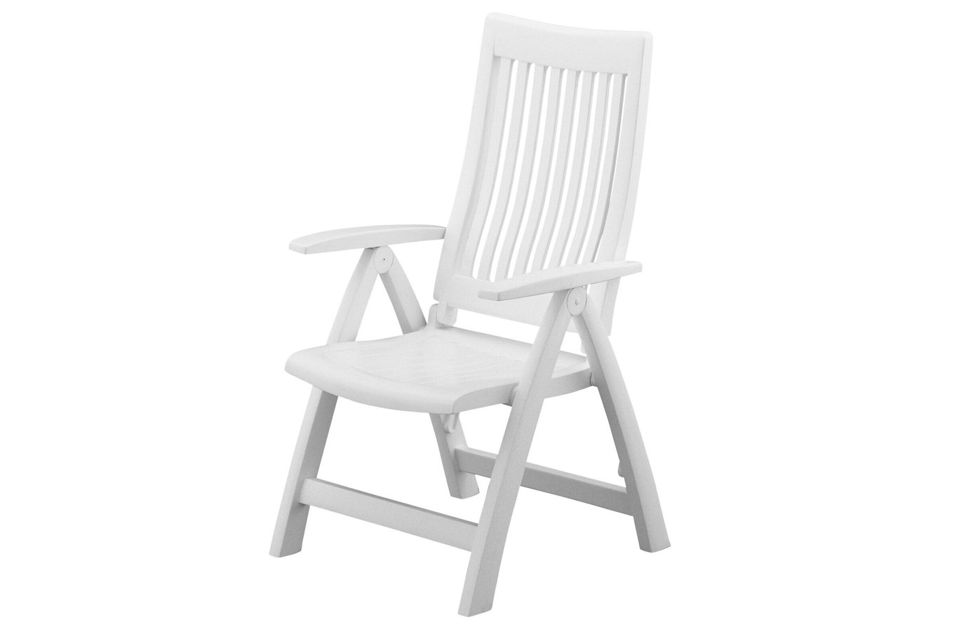 KETTLER Roma Krzesło składane, białe, tworzywo sztuczne, 68 x 62 x 108 cm, 01438-000 10994__1