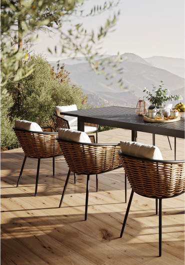 Zestawy mebli ogrodowych jadalnianych