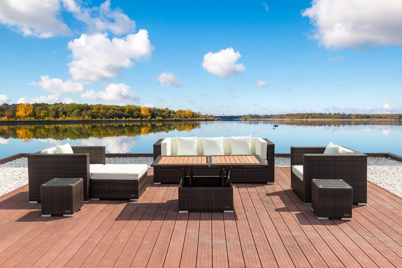 OUTFLEXX salon ogrodowy, brązowy marmurkowy, polyrattan, 6 os., wodoodporna skrzynia na poduszki, z stolikiem lounge 16063_BOX_D__1