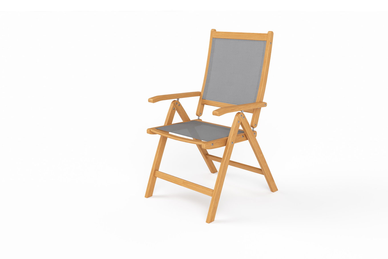 OUTFLEXX Krzesło składane, 5-stopniowa regulacja, akacja certyfikowana FSC®, 60x71x107cm 20635__1