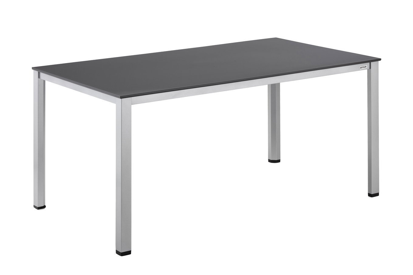 KETTLER Kettalux-Plus stół Dining, srebrny/antracytowy, Alu, 160x95cm, 0301821-0000 11025_1__1