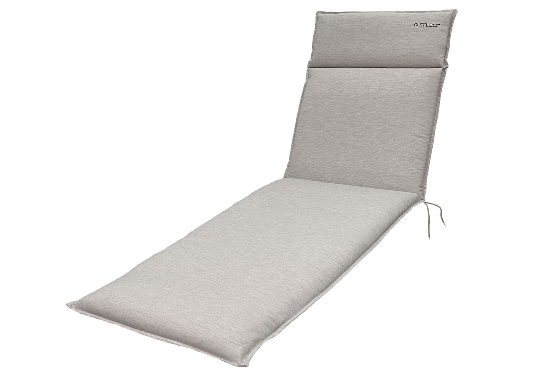 OUTFLEXX Green Nakładka na leżaki, nature, z recyklingu poliester, 195 x 60 x 6 cm, wytrzymała, odporna na warunki atmosferyczne, zrównoważona