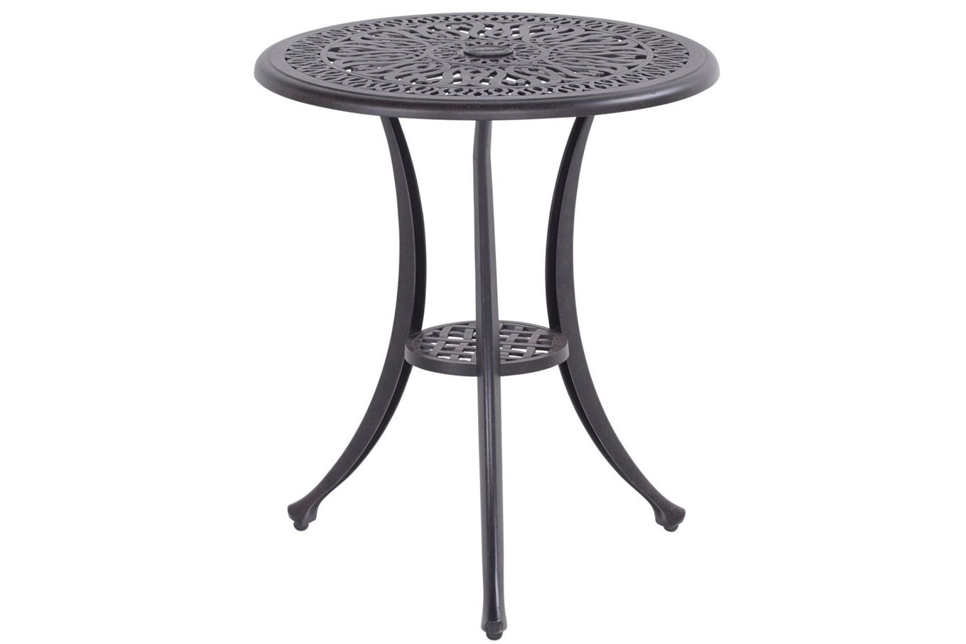 HARTMAN Amalfi Stolik bistro, brązowy, odlew aluminiowy, Ø62cm 18954__1