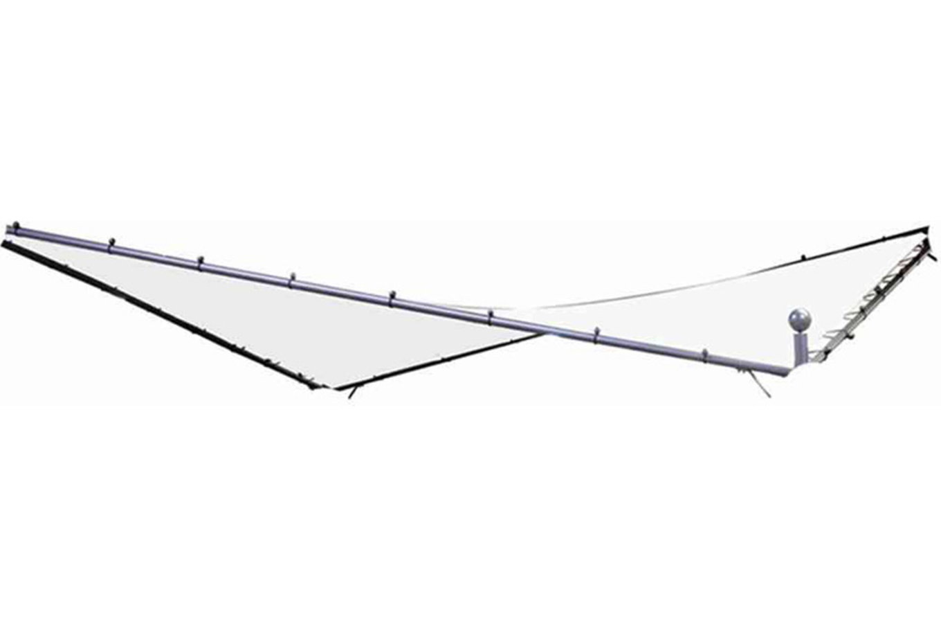 SIENA GARDEN Berlino dach zapasowy, biały, tekstylny, 400x400 cm, powlekany PU 13114__1