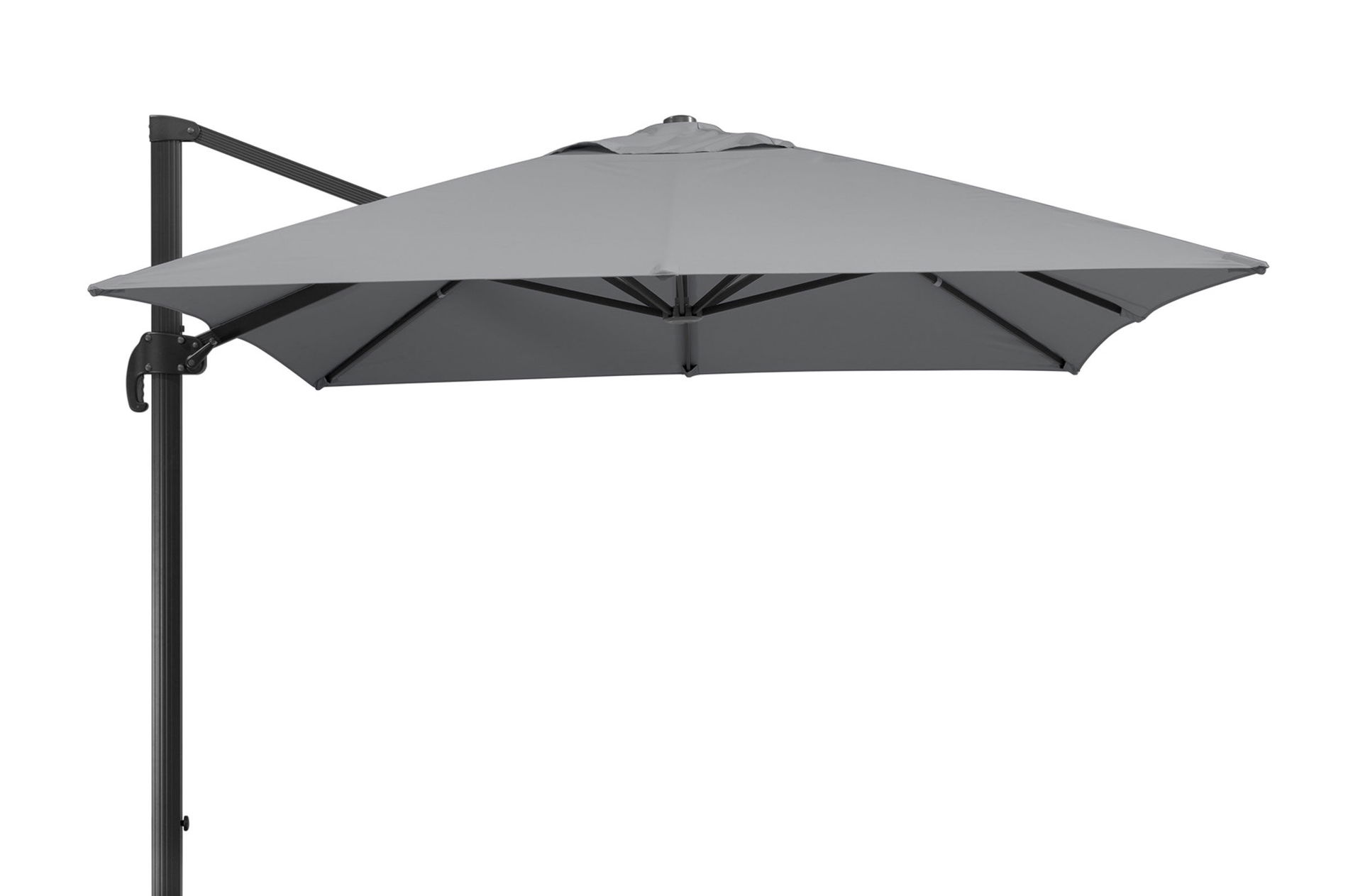 SCHNEIDER Model ekskluzywny Rhodos Grande parasol wiszący, srebrno-szary, 400 x 300 cm, prostokątny